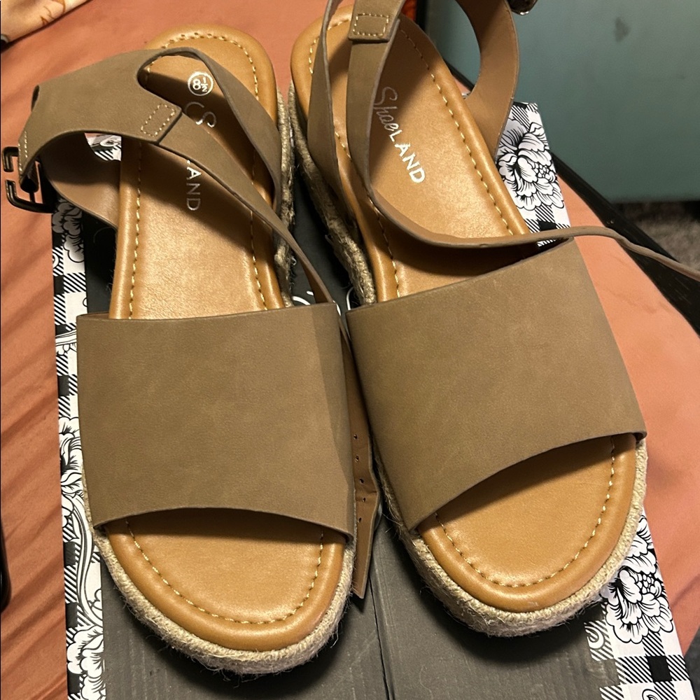 Brown Sandals by Unknown Brand